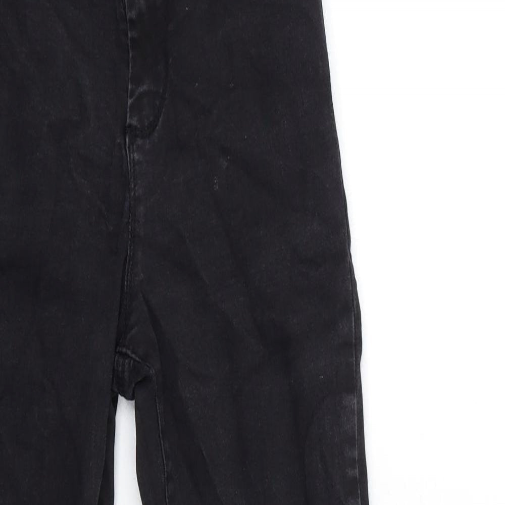 Denim & Co. Womens Black  Denim Skinny Jeans Size 12 L25 in