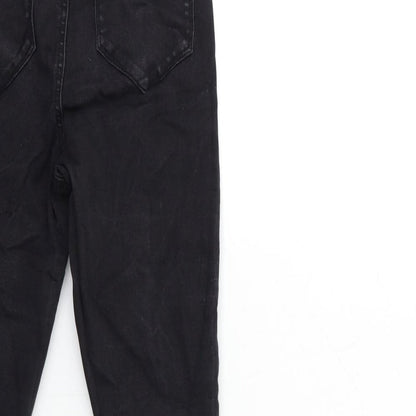 Denim & Co. Womens Black  Denim Skinny Jeans Size 12 L25 in