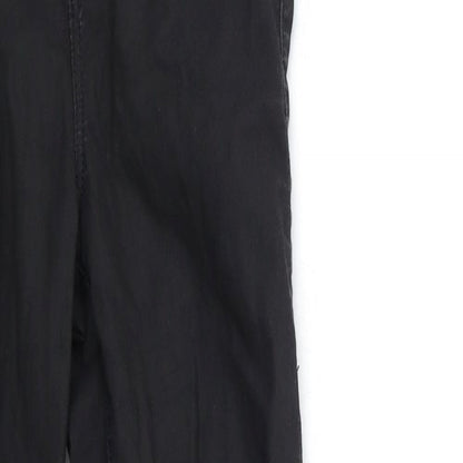 Topshop Womens Black  Denim Skinny Jeans Size 26 in L32 in - PU COATED