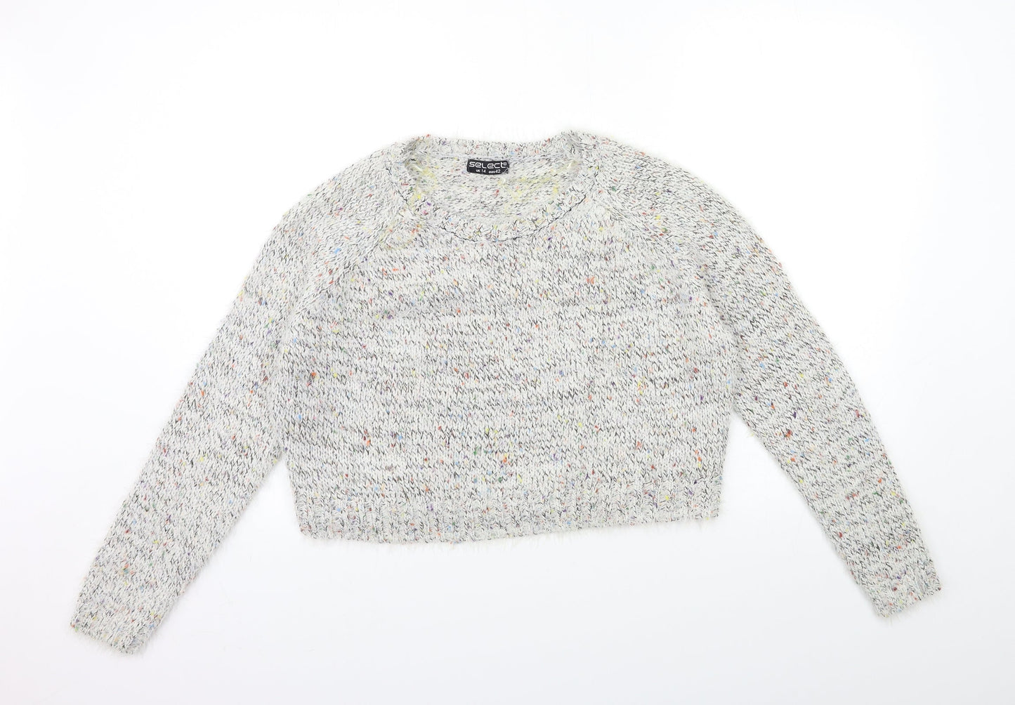 Womens UK Size 14 Select Grey Pullover Jumper
