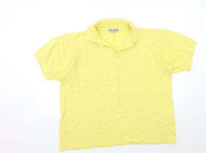 antartex Mens Yellow    Polo Size M