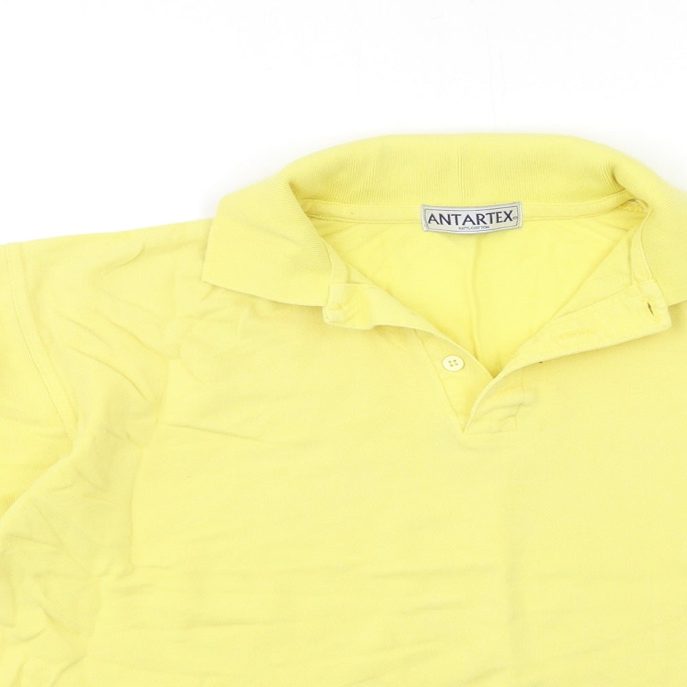 antartex Mens Yellow    Polo Size M