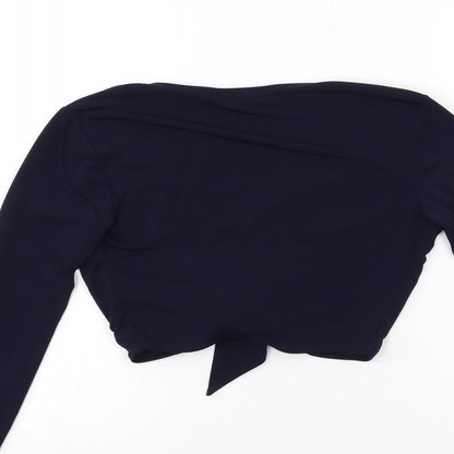 Miss Selfridge Womens Blue   Basic Blouse Size 8