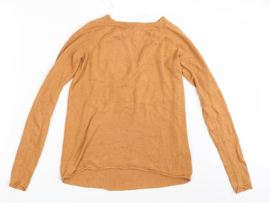 Womens UK Size XS H&M Brown Pullover Jumper
