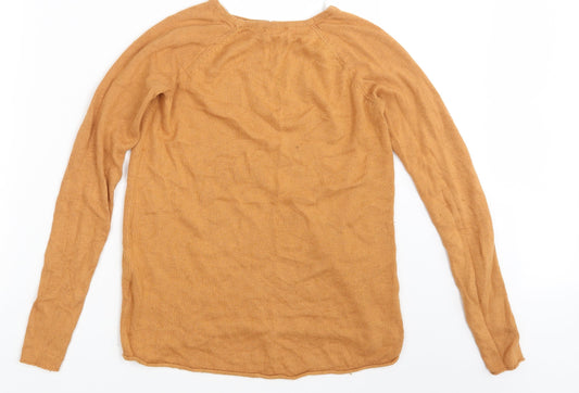 Womens UK Size XS H&M Brown Pullover Jumper