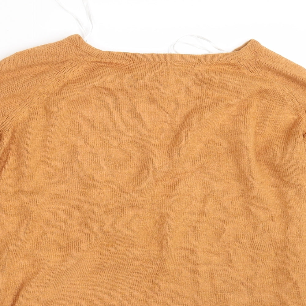 Womens UK Size XS H&M Brown Pullover Jumper