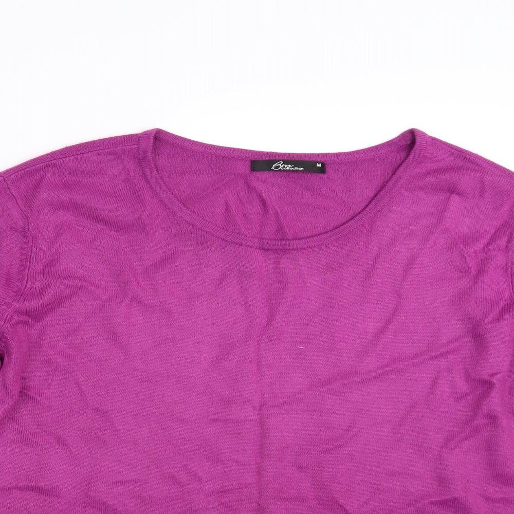 Womens UK Size L BM Collection Purple Pullover Jumper