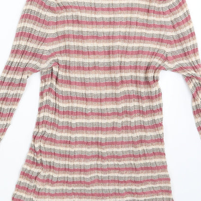 Womens UK Size 16 NEXT Pink Pullover Jumper