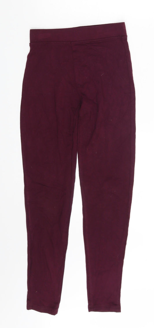 Primark Womens Purple   Jegging Leggings Size 4 L25 in