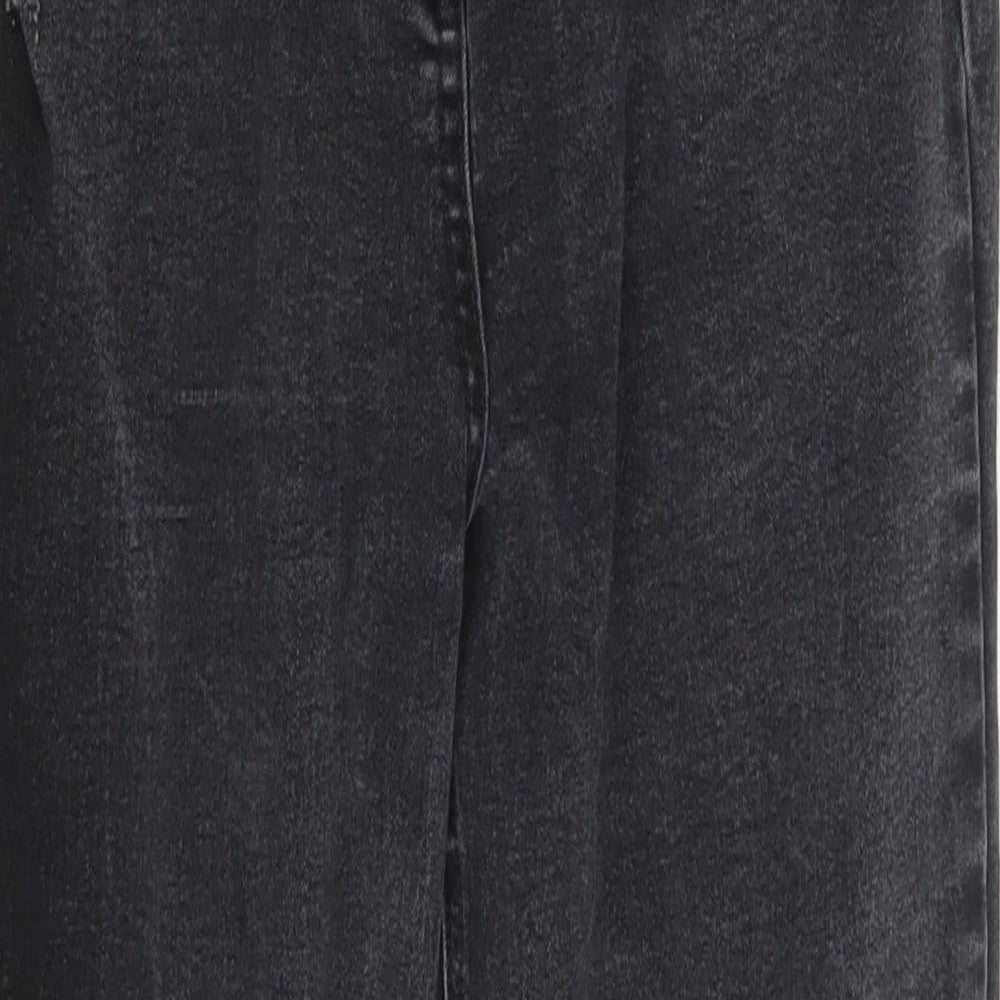 Authentic Denim Womens Grey  Denim Skinny Jeans Size 12 L25 in