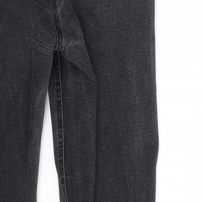 Authentic Denim Womens Grey  Denim Skinny Jeans Size 12 L25 in