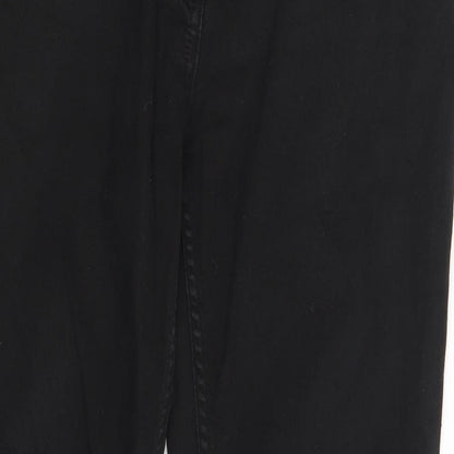 NVY Womens Black  Denim Skinny Jeans Size 12 L29 in