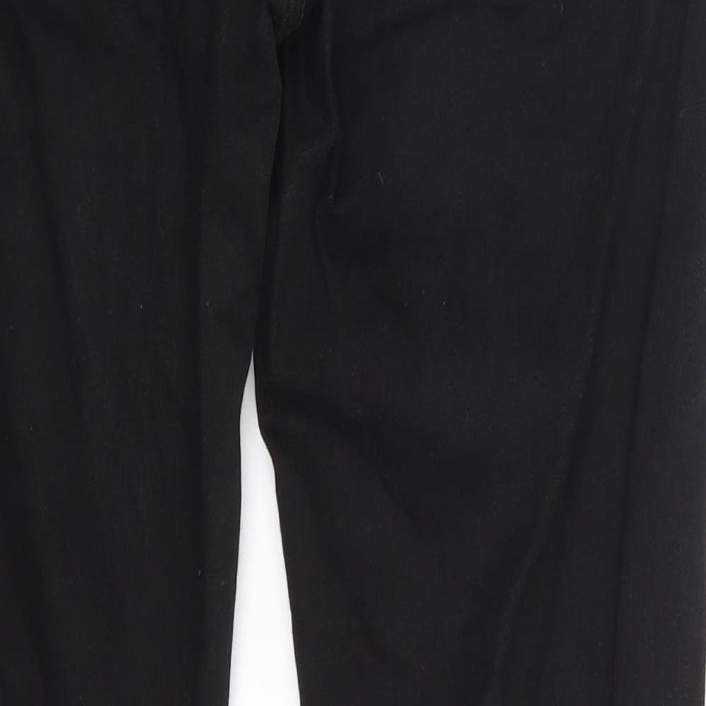 NVY Womens Black  Denim Skinny Jeans Size 12 L29 in