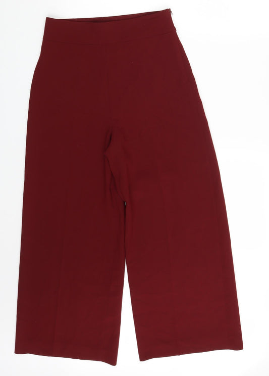 Womens UK Size 28 in H&M Regular Fit Dress Pants Purple Trousers