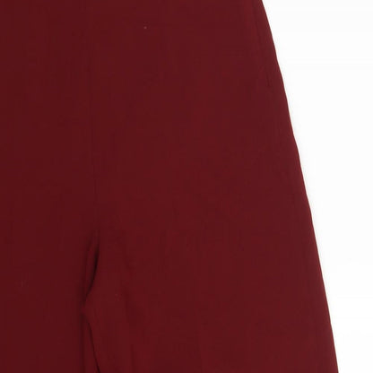 Womens UK Size 28 in H&M Regular Fit Dress Pants Purple Trousers
