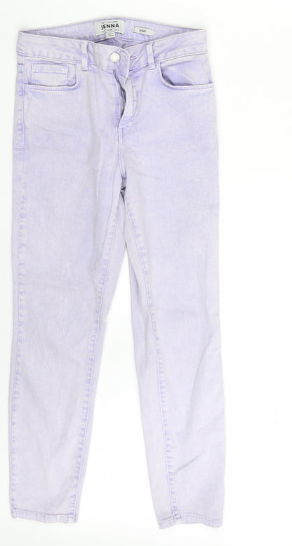 New Look Womens Blue  Denim Skinny Jeans Size 10 L26 in