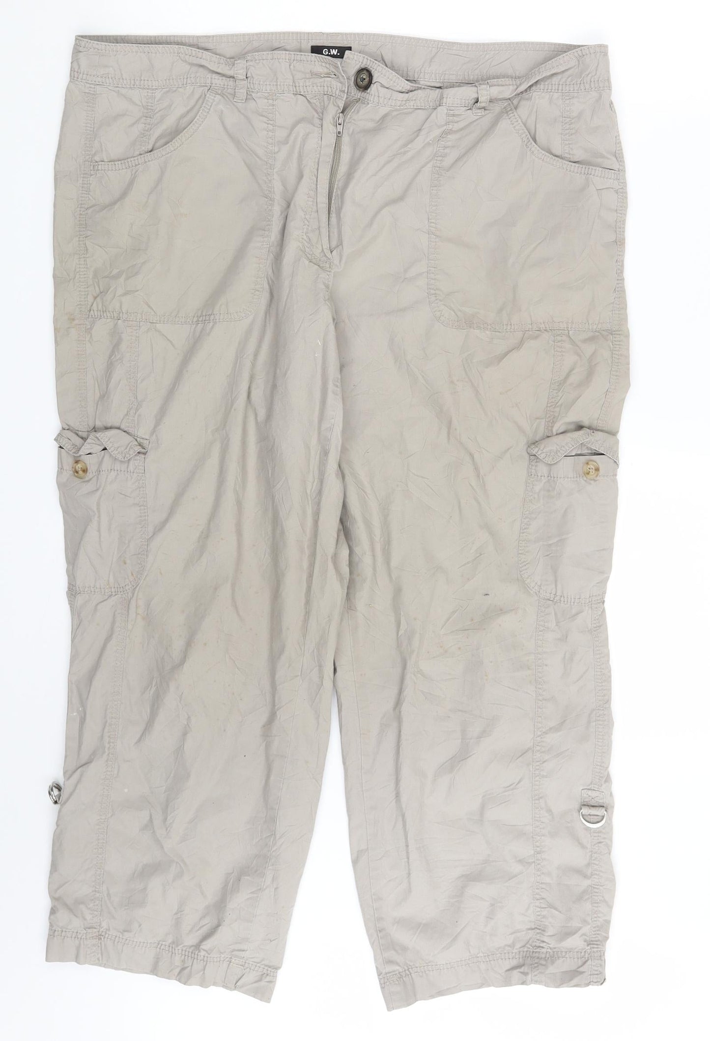 Gary Weber Mens Beige   Sweatpants Trousers Size 38 in L24 in