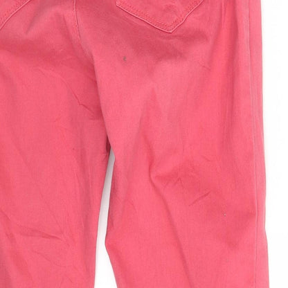 Womens UK Size 10 Esprit Slim Fit Capri Pink Jeans