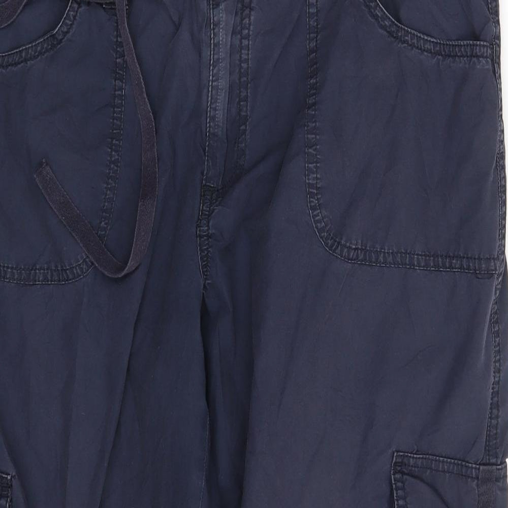 Womens UK Size 16 Cherokee Regular Fit Sweatpants Blue Trousers