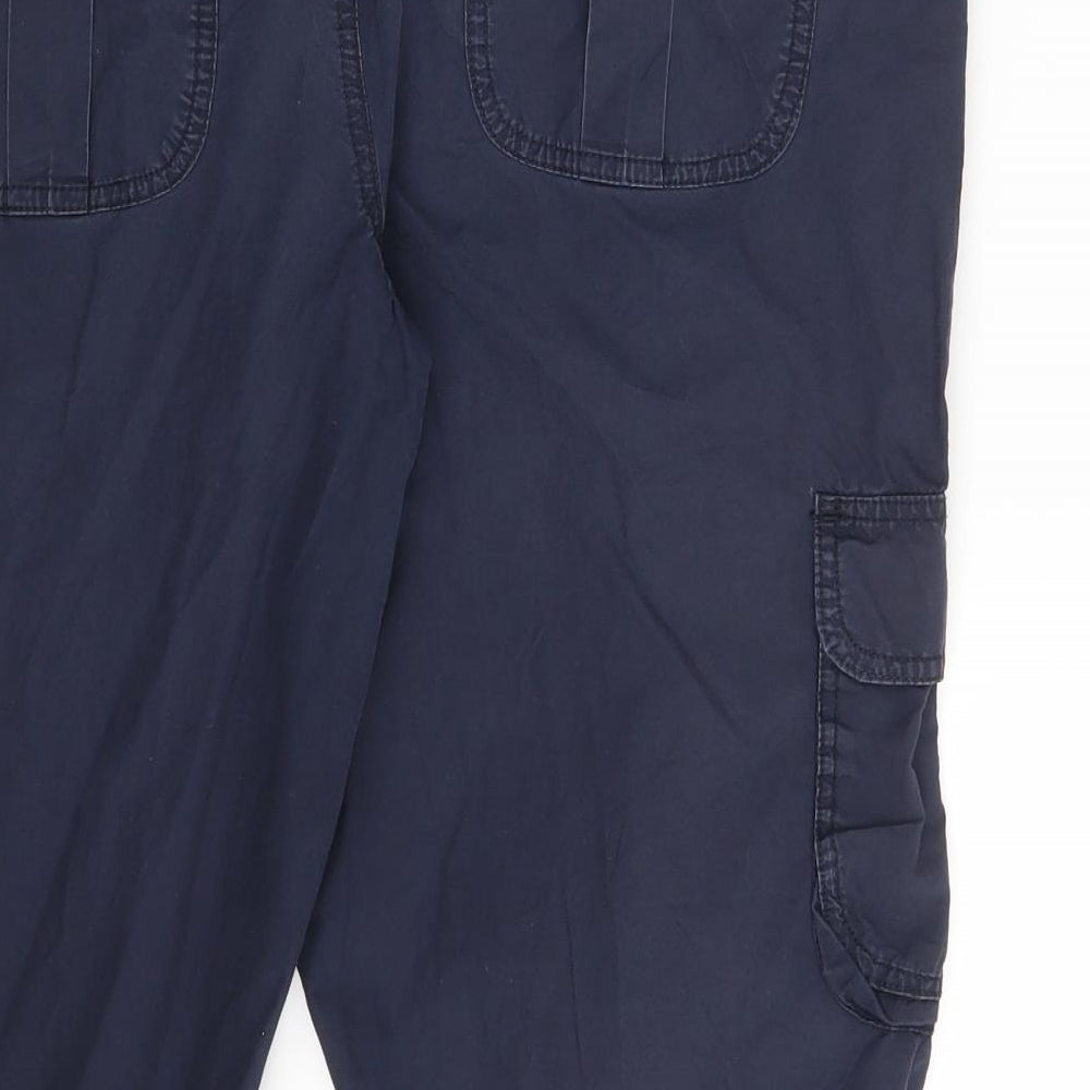 Womens UK Size 16 Cherokee Regular Fit Sweatpants Blue Trousers