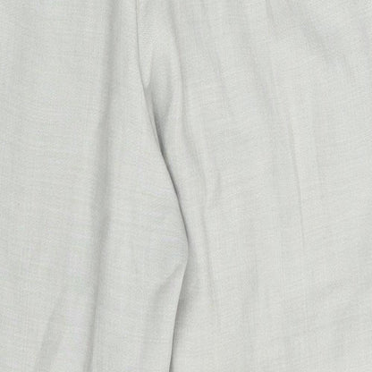 Womens UK Size 12 M&S Regular Fit Chino Green Trousers