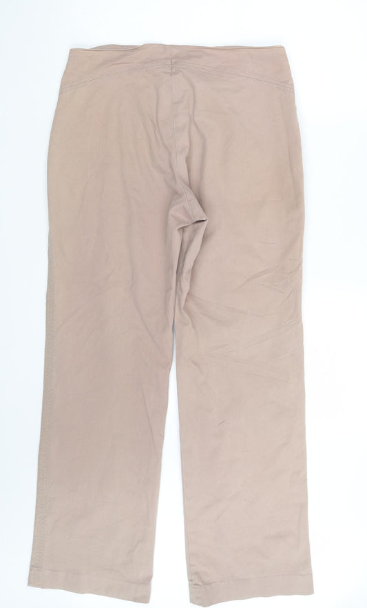 Per Una Womens Purple  Denim Dress Pants Trousers Size 14 L31 in