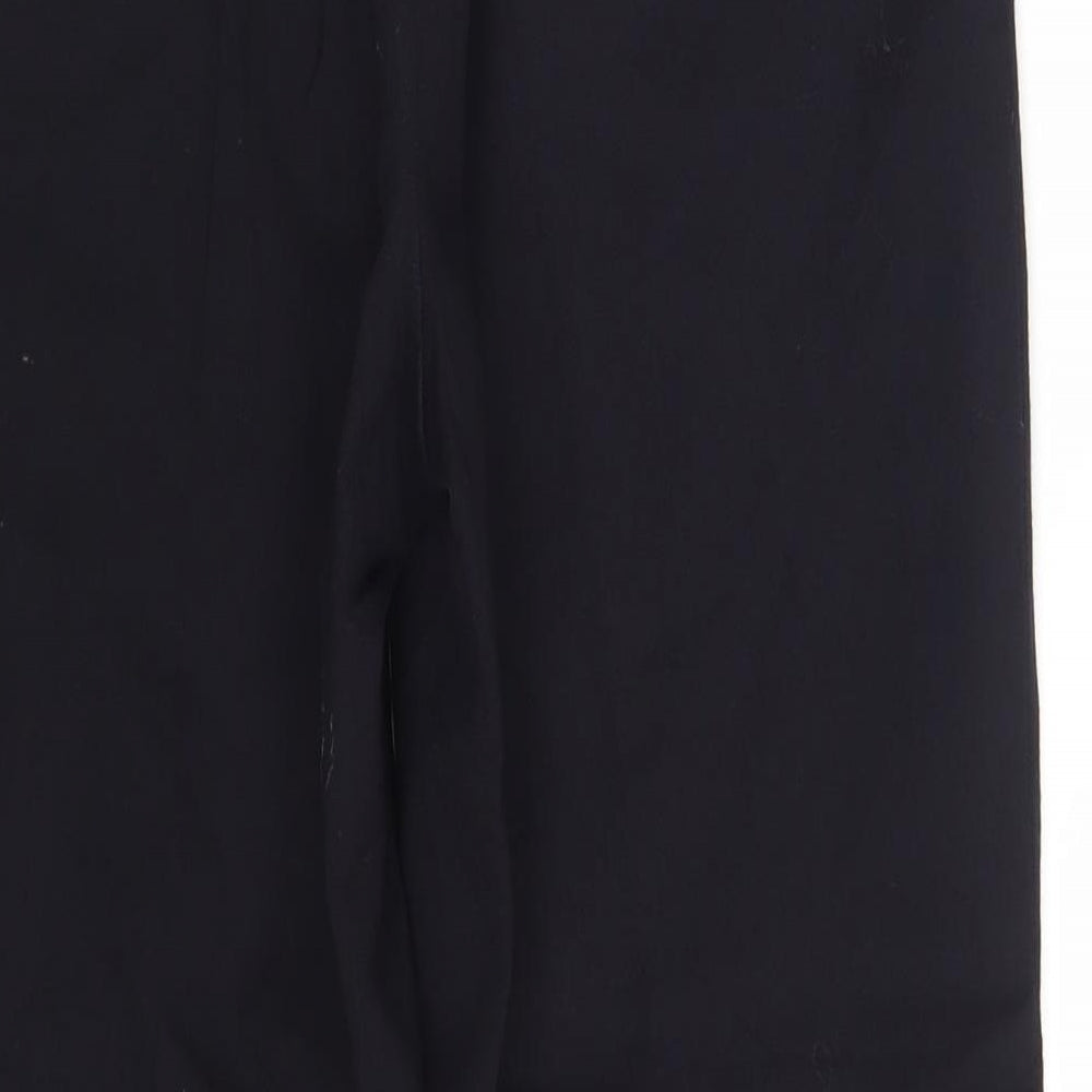 Womens UK Size 12 GARDEUR Regular Fit Chino Black Trousers