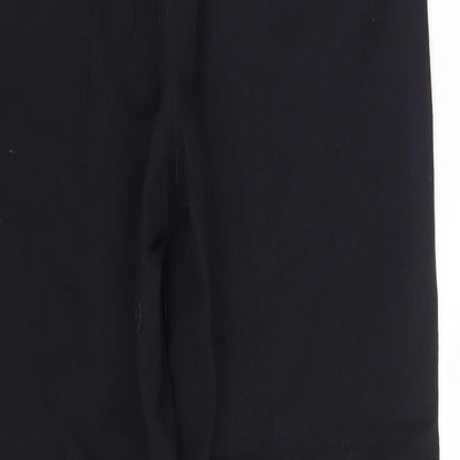 Womens UK Size 12 GARDEUR Regular Fit Chino Black Trousers