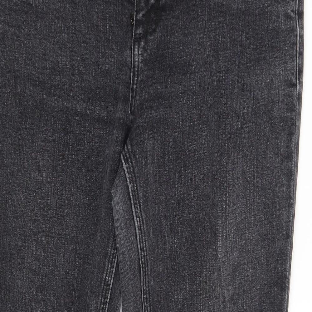 Topshop Womens Black  Denim Skinny Jeans Size 28 in L30 in