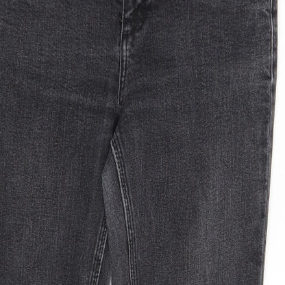 Topshop Womens Black  Denim Skinny Jeans Size 28 in L30 in