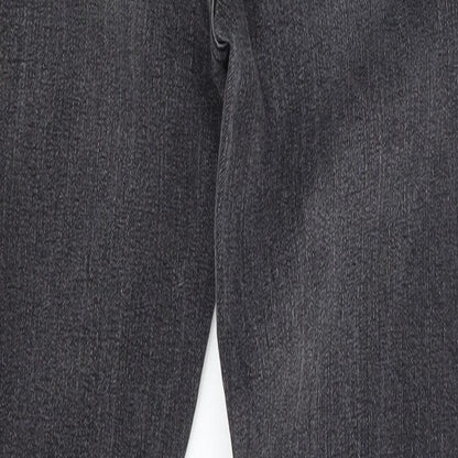 Topshop Womens Black  Denim Skinny Jeans Size 28 in L30 in