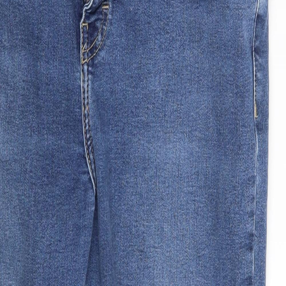Topshop Womens Blue  Denim Skinny Jeans Size 33 in L25 in