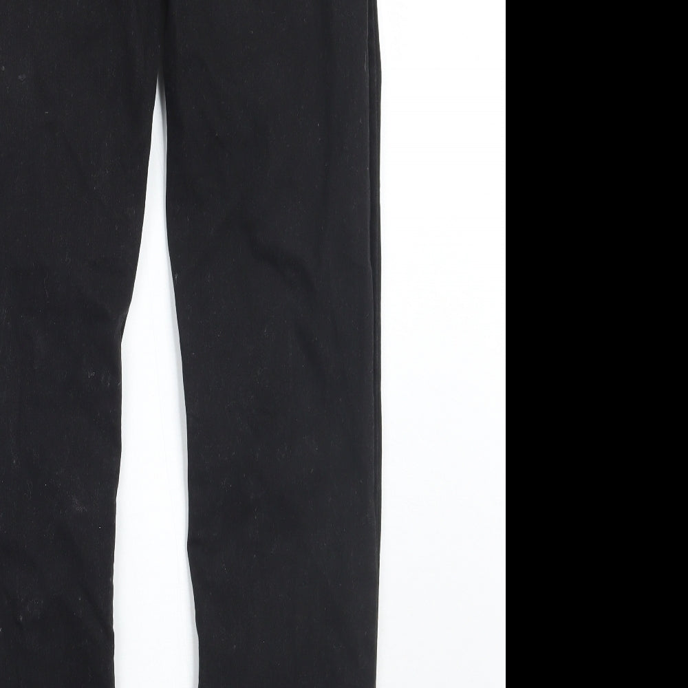 Denim & Co. Womens Black   Skinny Jeans Size 28 L32 in