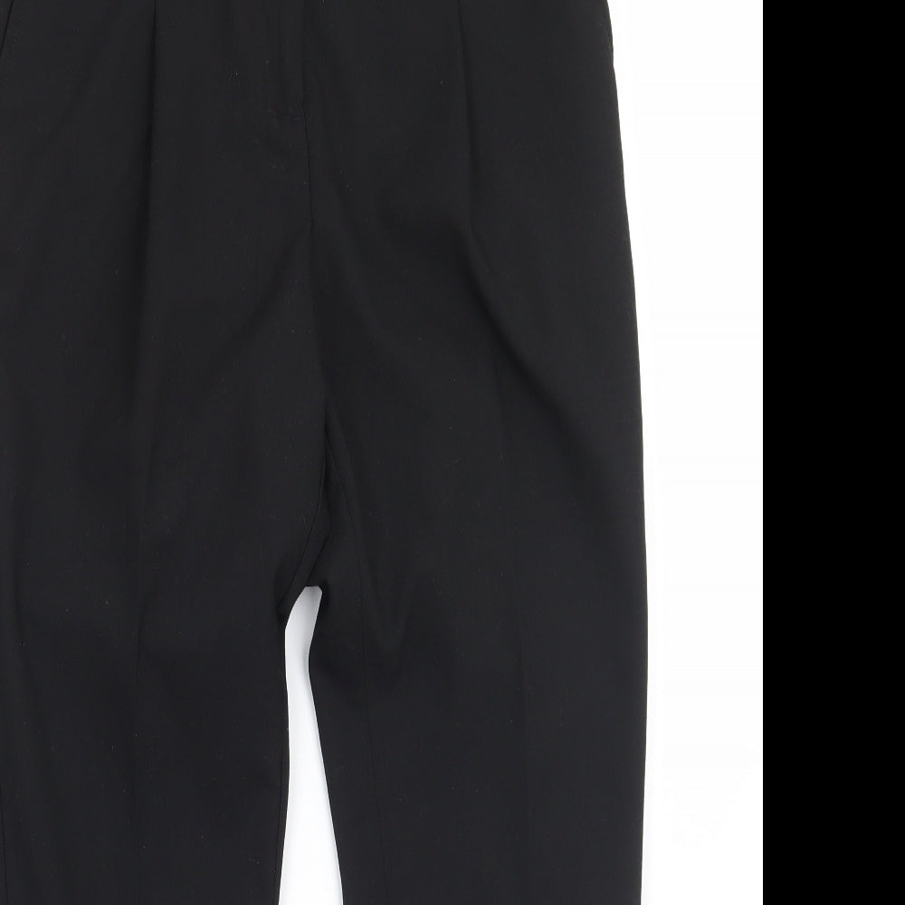 Womens UK Size 10 NEXT Regular Fit  Black Trousers