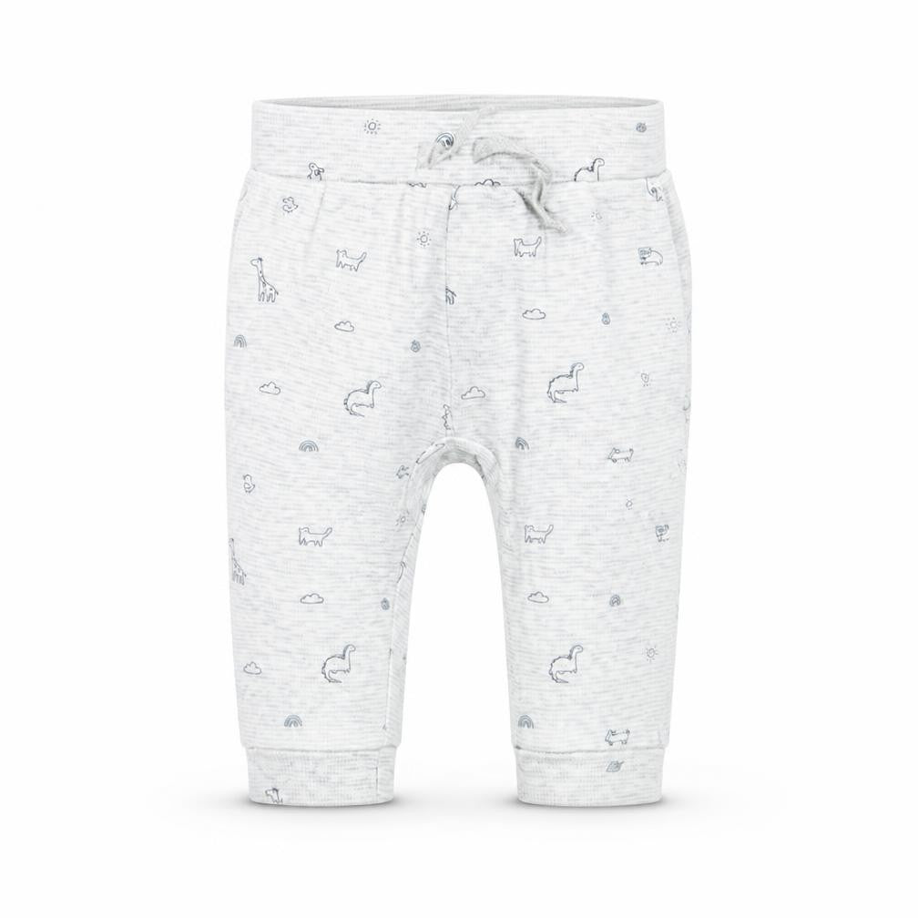 Front view of George Baby Grey sweatpants, size 3-6, Months