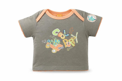 Mini mode Baby Brown   Basic T-Shirt Size 0-3 Months