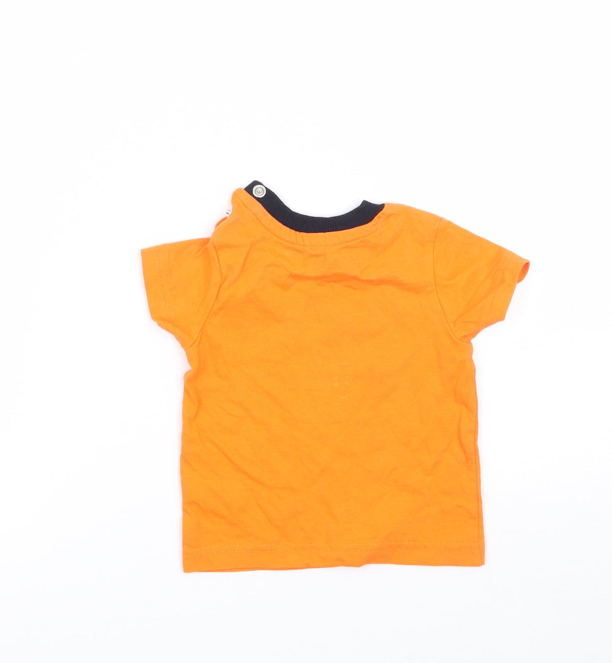 Nutmeg Baby Orange   Basic T-Shirt Size 3-6 Months