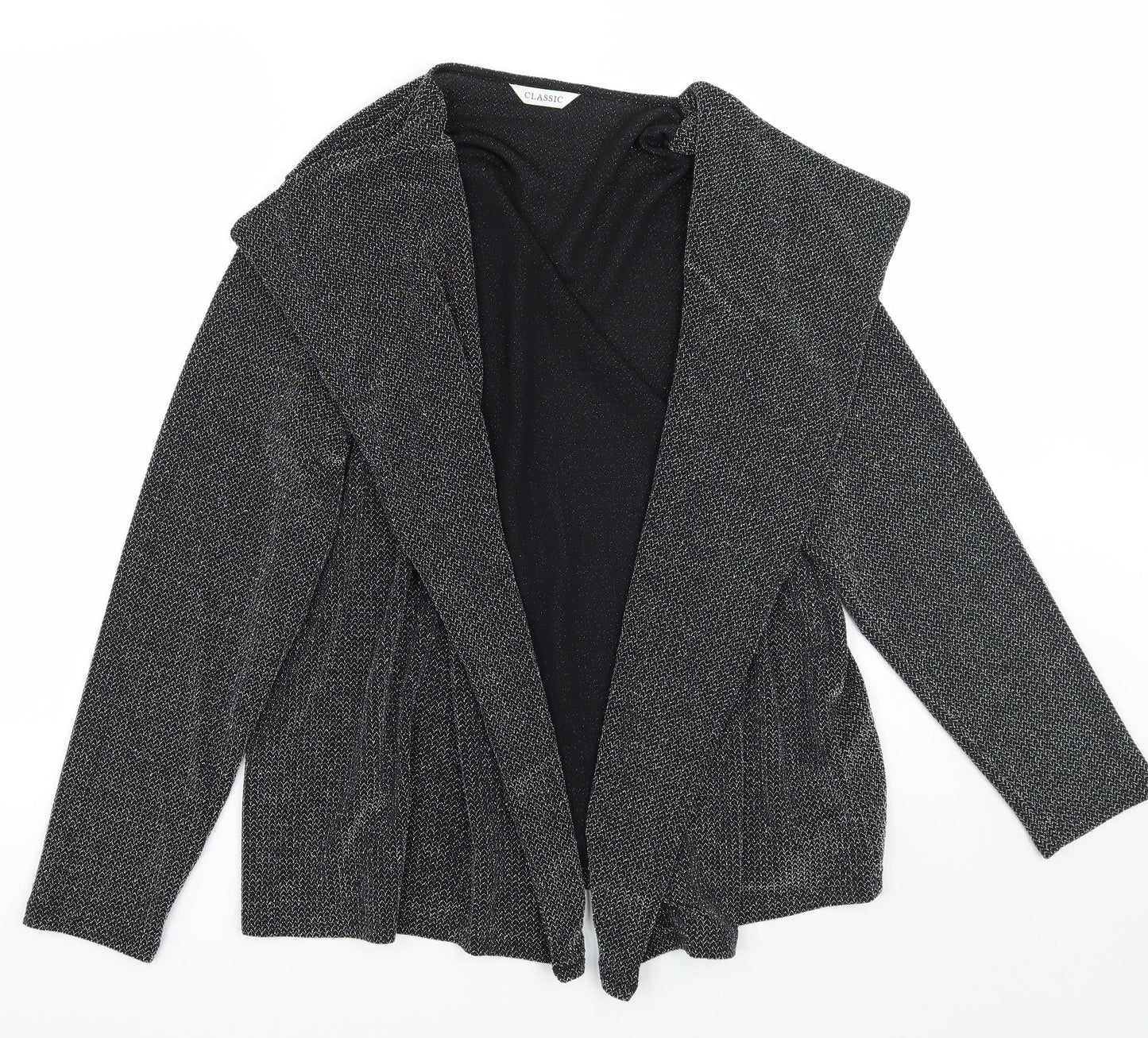 Womens UK Size 16 Marks and Spencer Black Cardigan Jumper