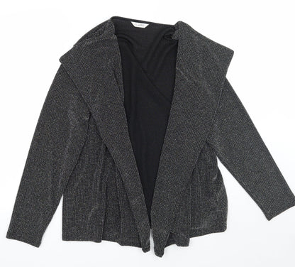 Womens UK Size 16 Marks and Spencer Black Cardigan Jumper