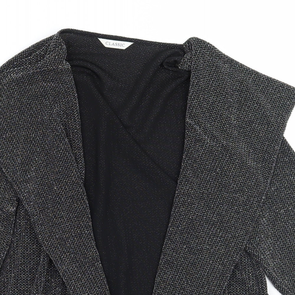Womens UK Size 16 Marks and Spencer Black Cardigan Jumper