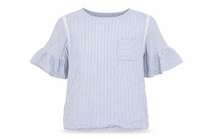 Womens UK Size 10 NEXT Blue Basic Blouse