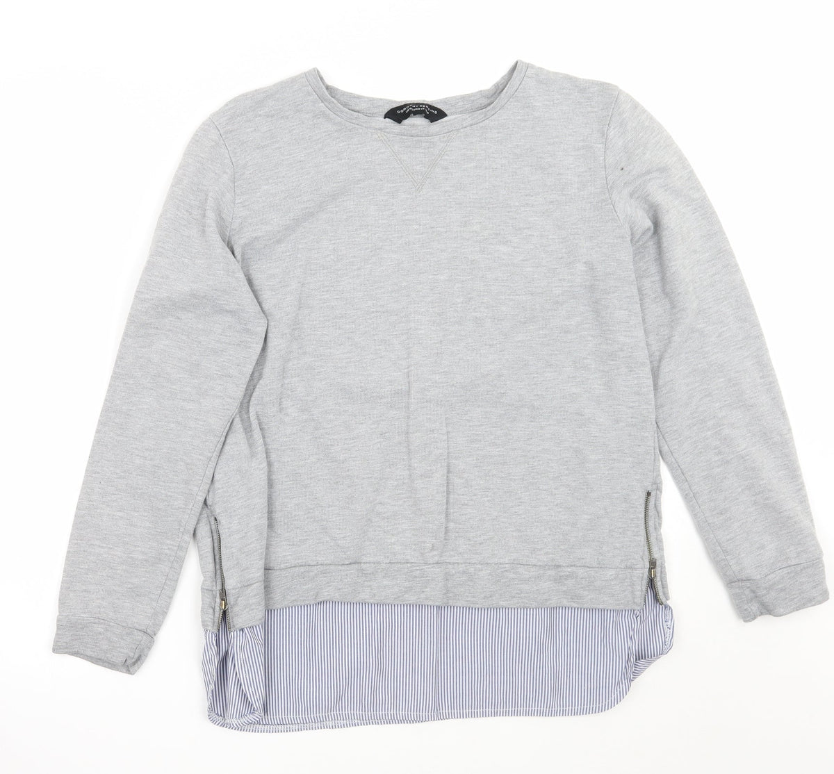 Womens UK Size 14 Dorothy Perkins Grey Pullover Jumper