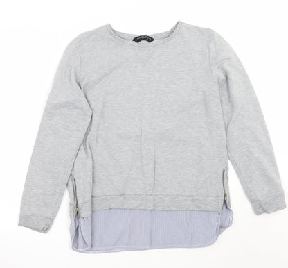 Womens UK Size 14 Dorothy Perkins Grey Pullover Jumper