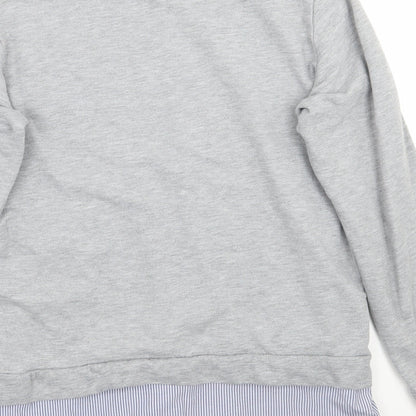 Womens UK Size 14 Dorothy Perkins Grey Pullover Jumper