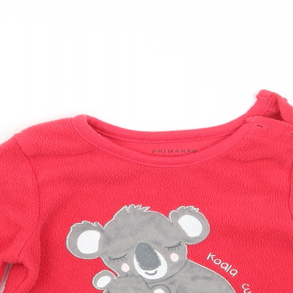 Primark Baby Red   Pullover Jumper Size 6-9 Months