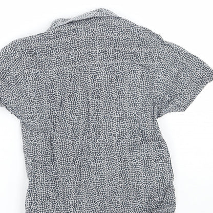 Primark Boys Grey Geometric  Basic Button-Up Size 2-3 Years