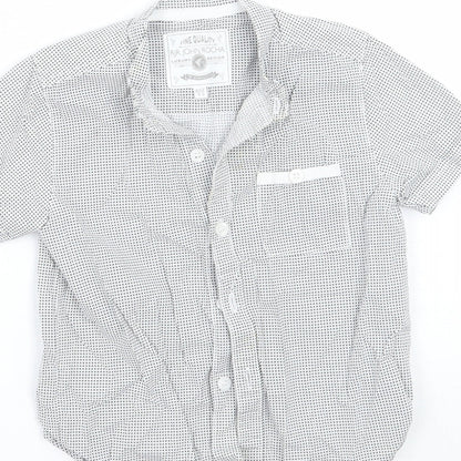 RJR.John Rocha Boys White Geometric  Basic Button-Up Size 2-3 Years