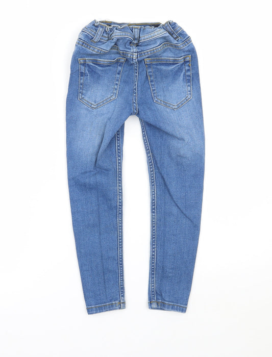 Denim & Co. Girls Blue   Skinny Jeans Size 4-5 Years