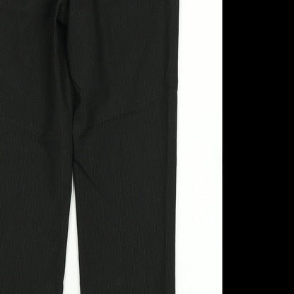 Burton Mens Black Striped  Dress Pants Trousers Size 32 in L26 in - Short leg