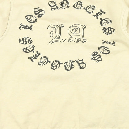 Boohoo Womens Beige   Pullover Sweatshirt Size S